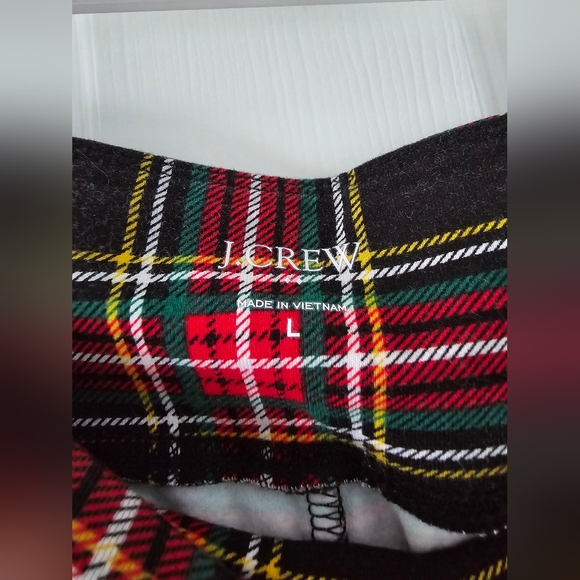Jcrew Factory plaid  legging size L - Picture 4 of 7